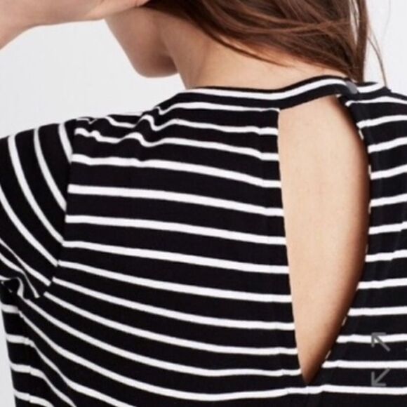 Madewell Breton Striped Long Sleeve Dress Size Small - Picture 3 of 7